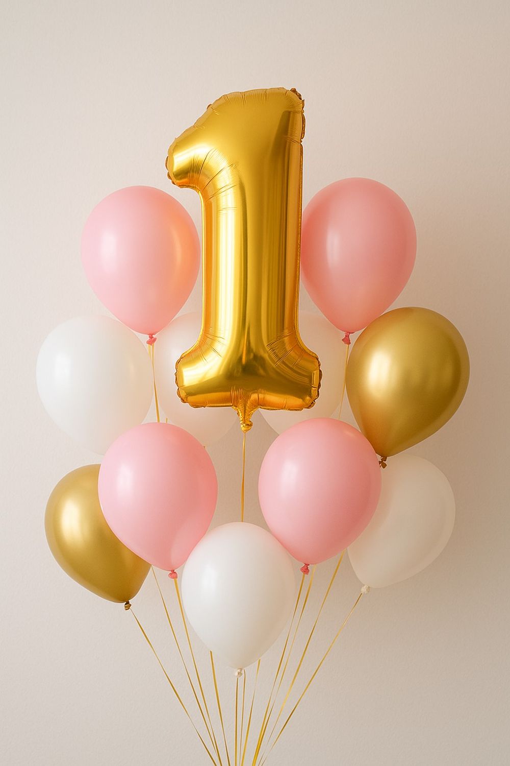 36 INCH 0-9 NUMBER BALLOON BOUQUET