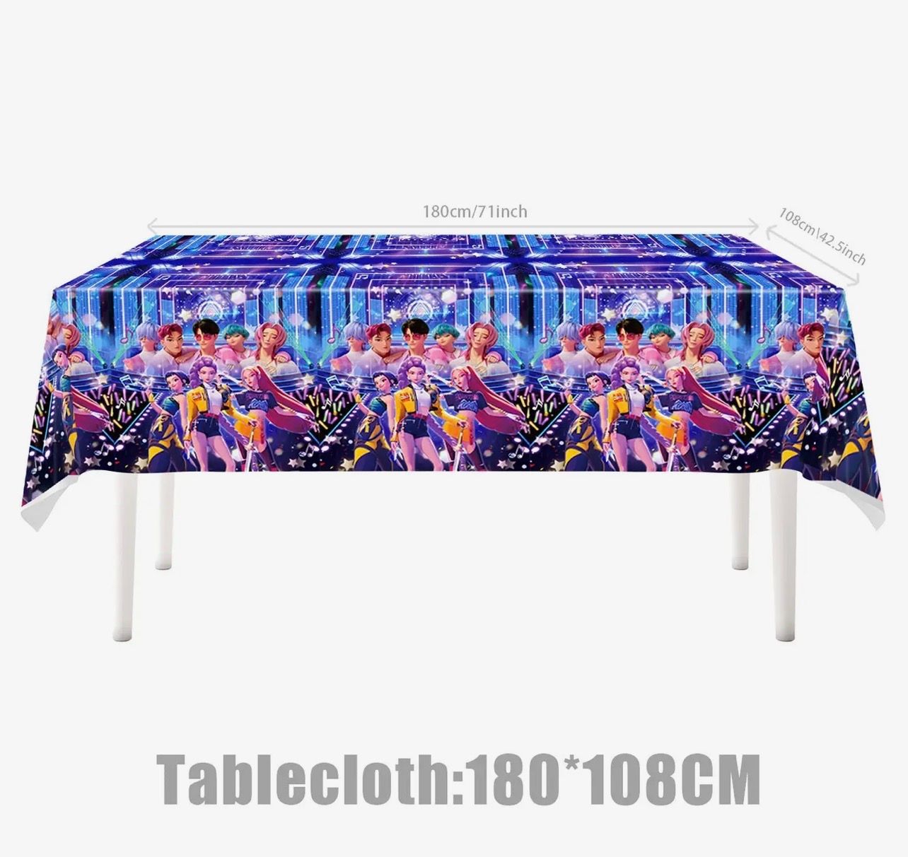 K-POP DEAMON HUNTERZ TABLECOVER