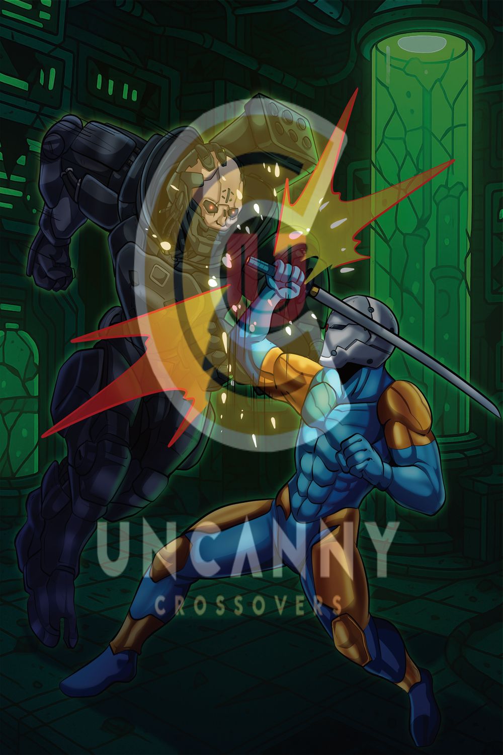 Cyber Attack Digital Art Print