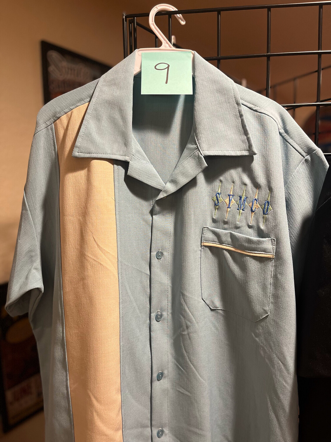 Embroidered button-up #9