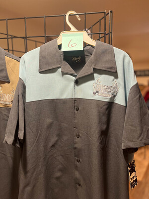 Embroidered button up #6