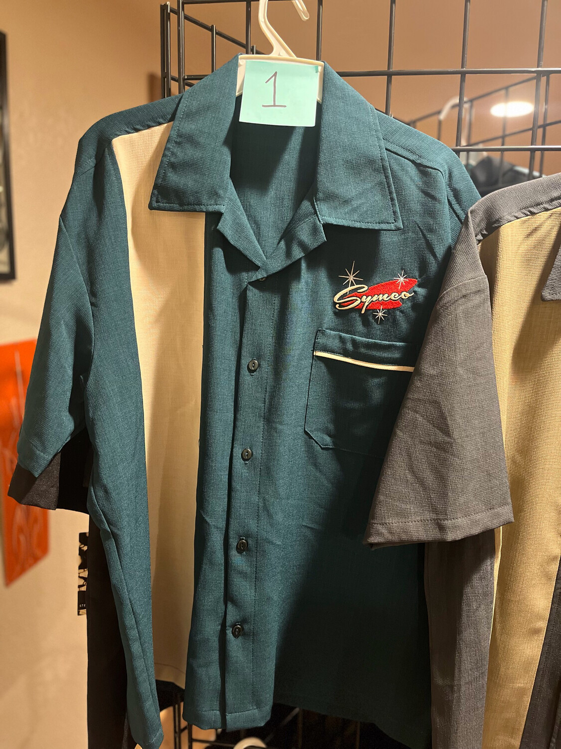 Embroidered button-up #1