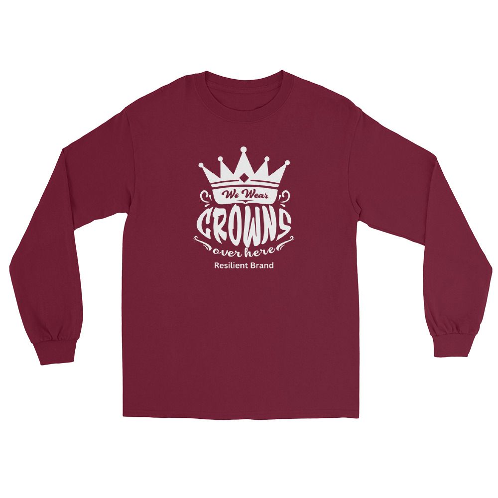 We wear crowns Men’s Long Sleeve Shirt