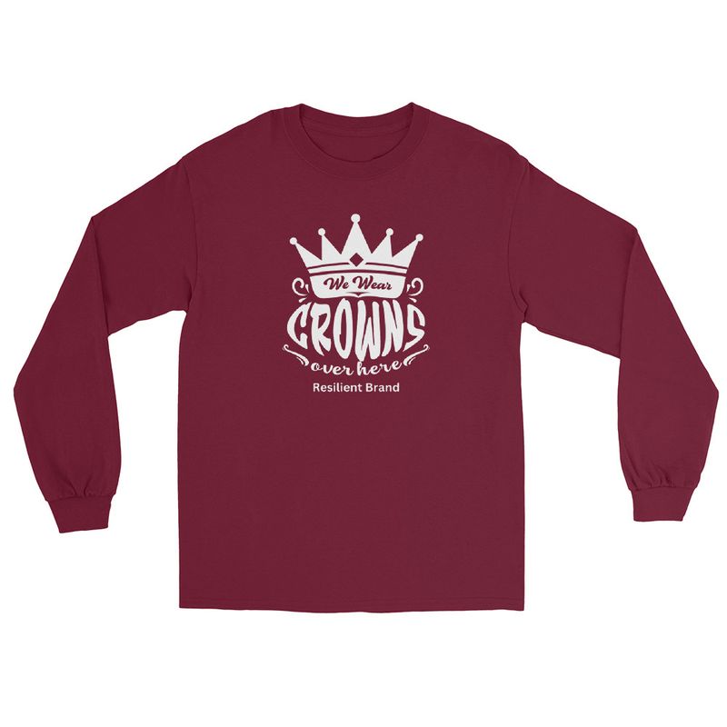 We wear crowns Men’s Long Sleeve Shirt