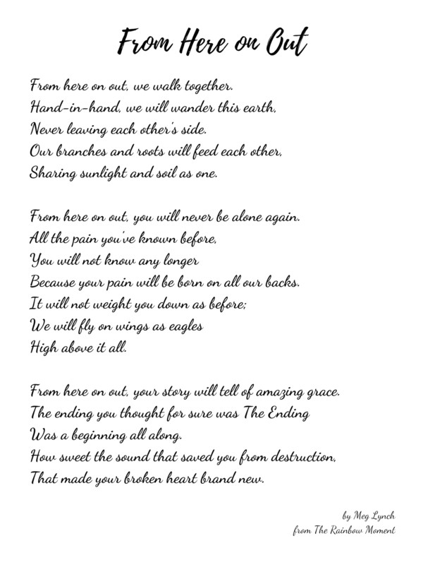 Signed Print of &quot;From Here on out&quot;