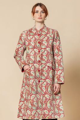 Cappottino Guru rosso, serie velluto colore rosso