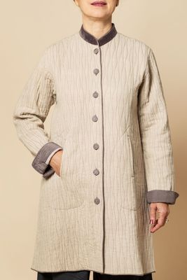 Cappotto trapuntato serie lana