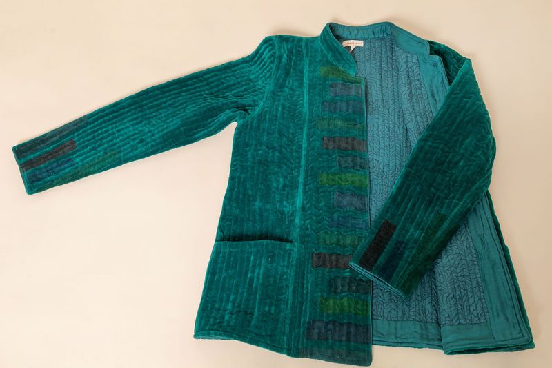 Giacca Guru ottanio, serie velluto