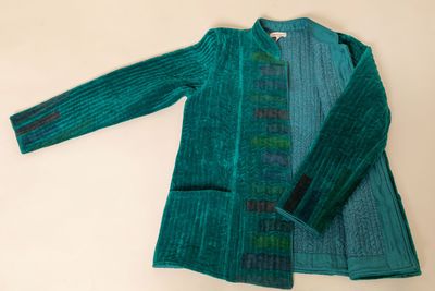 Giacca Guru ottanio, serie velluto