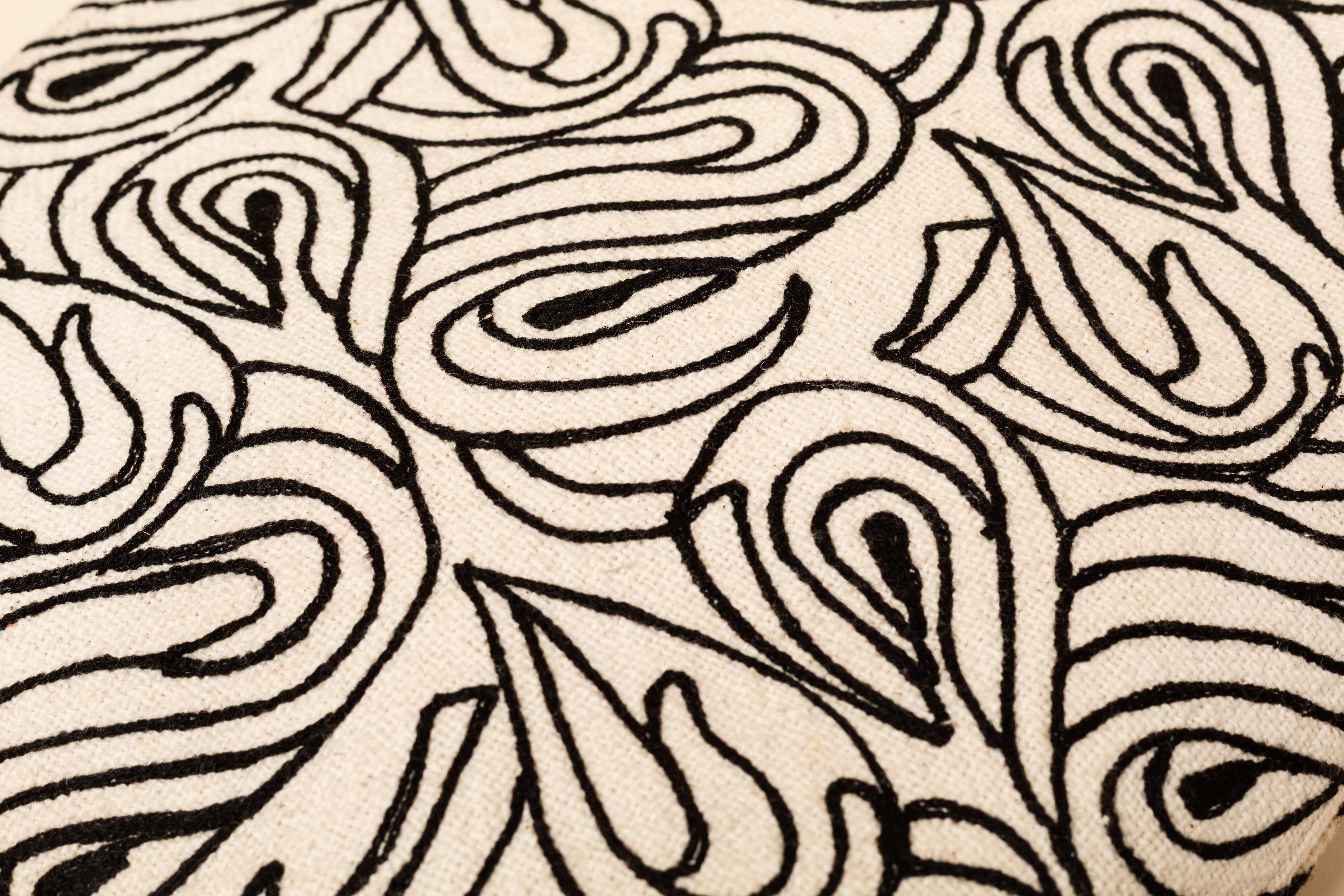 Shopper canvas ricamato