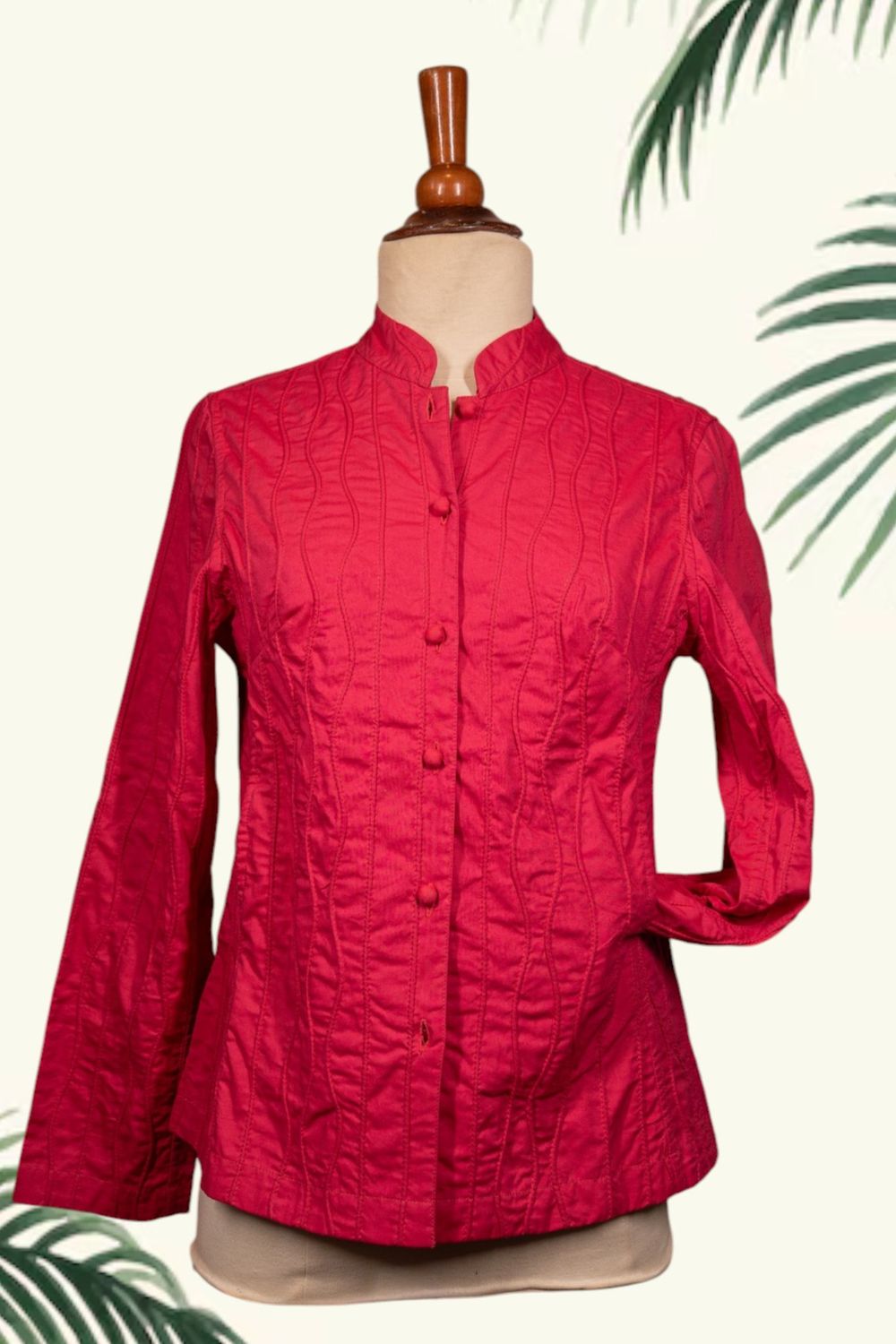 Guru Jacket with Corded Wave Texture