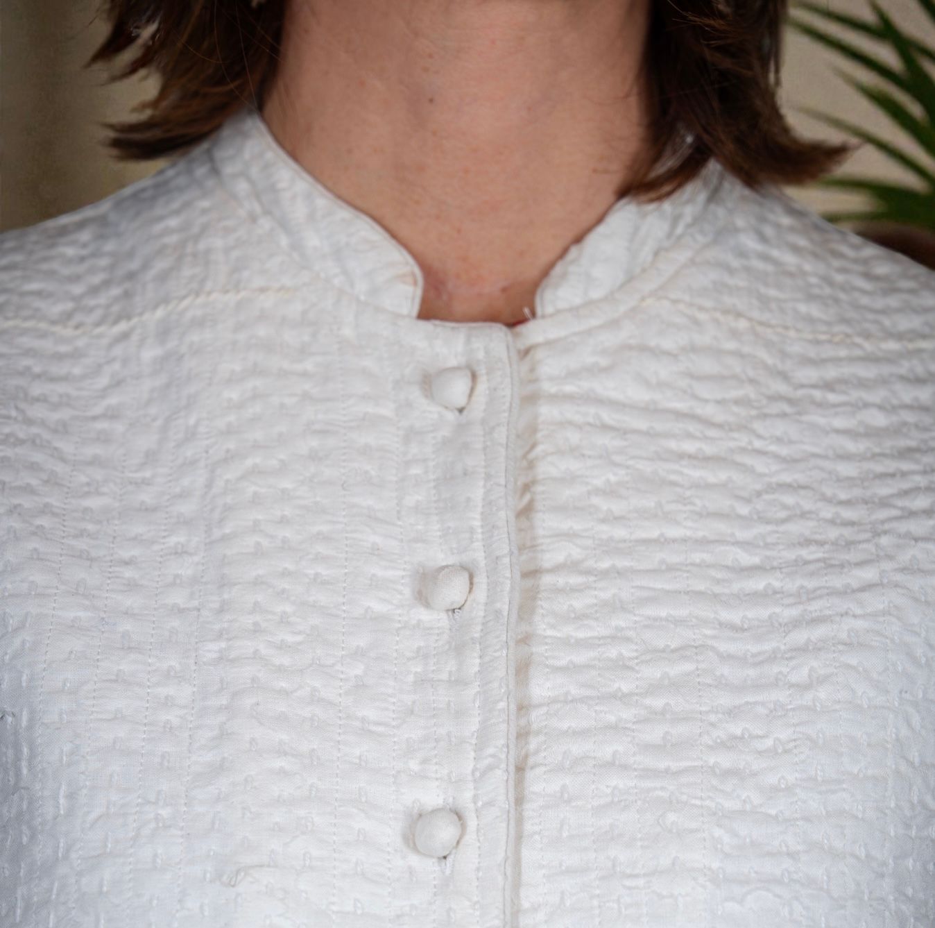 Giacca Guru in cotone canvas bianco