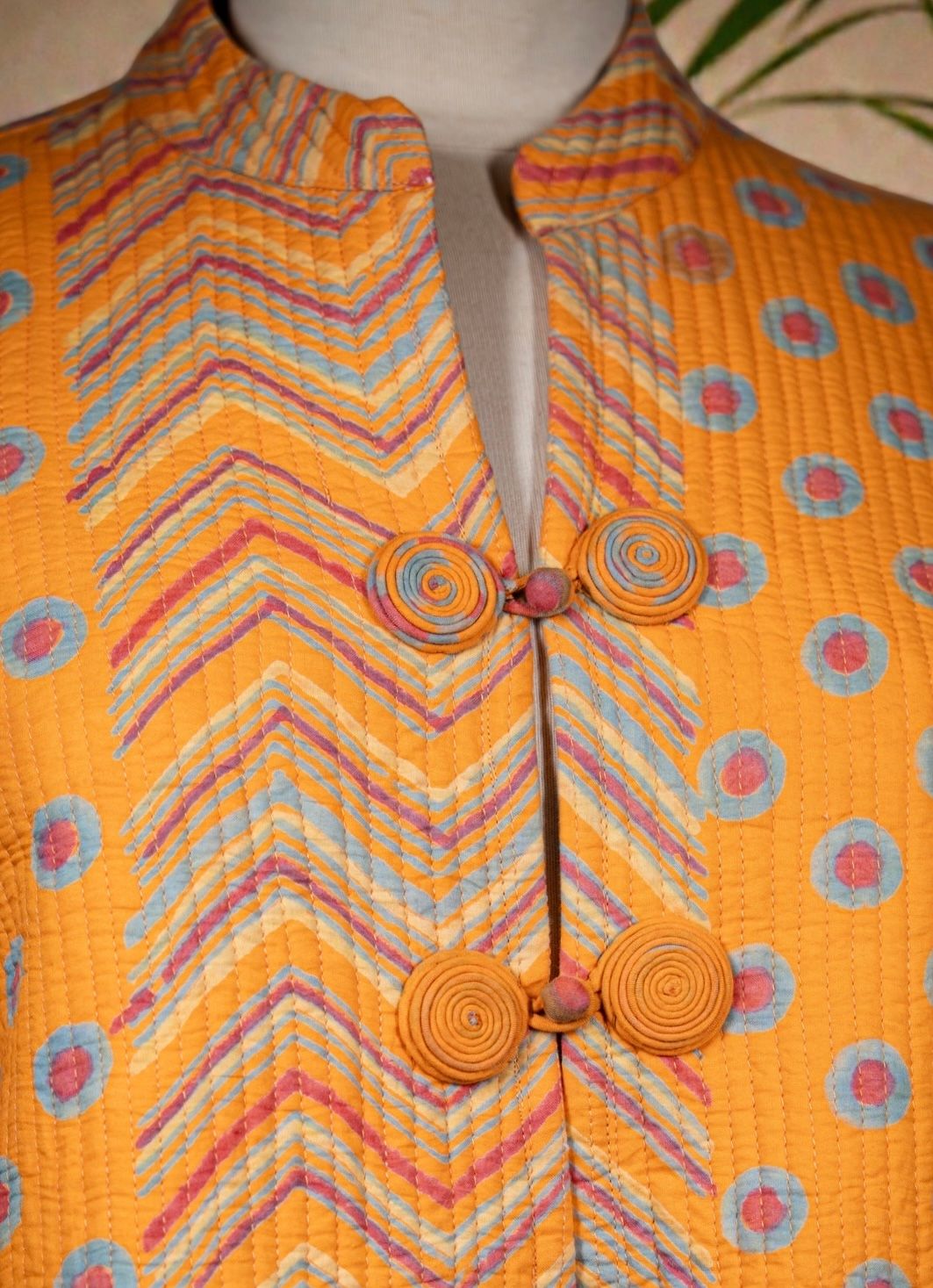 Caban cotone trapuntato