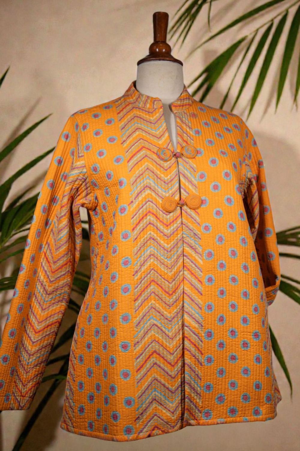 Quilted Cotton Caban