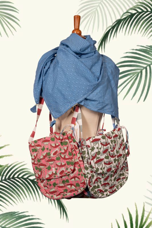 Lotus Crossbody Bag