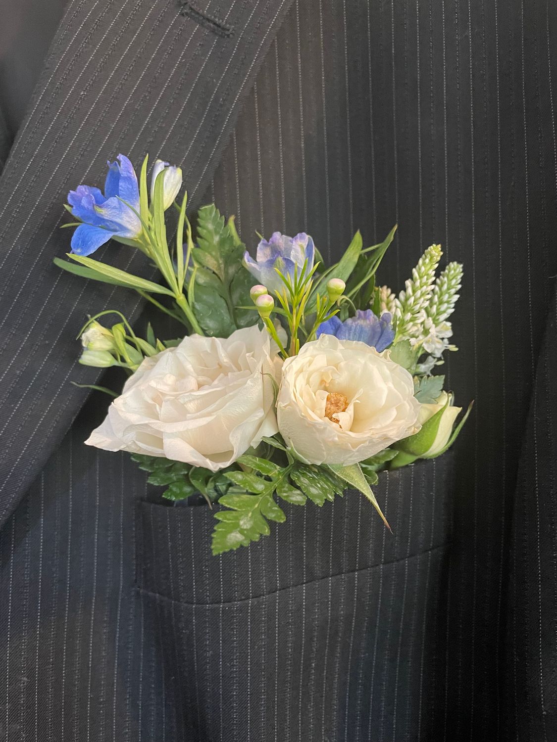 Pocket Square Boutonniere