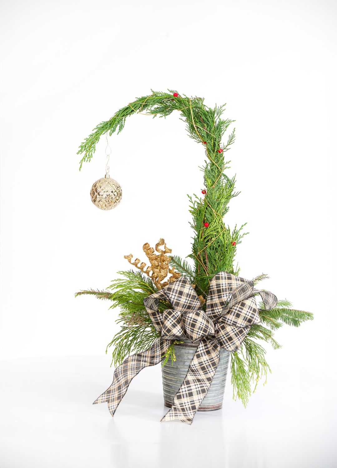 Grinch Tree Arrangement