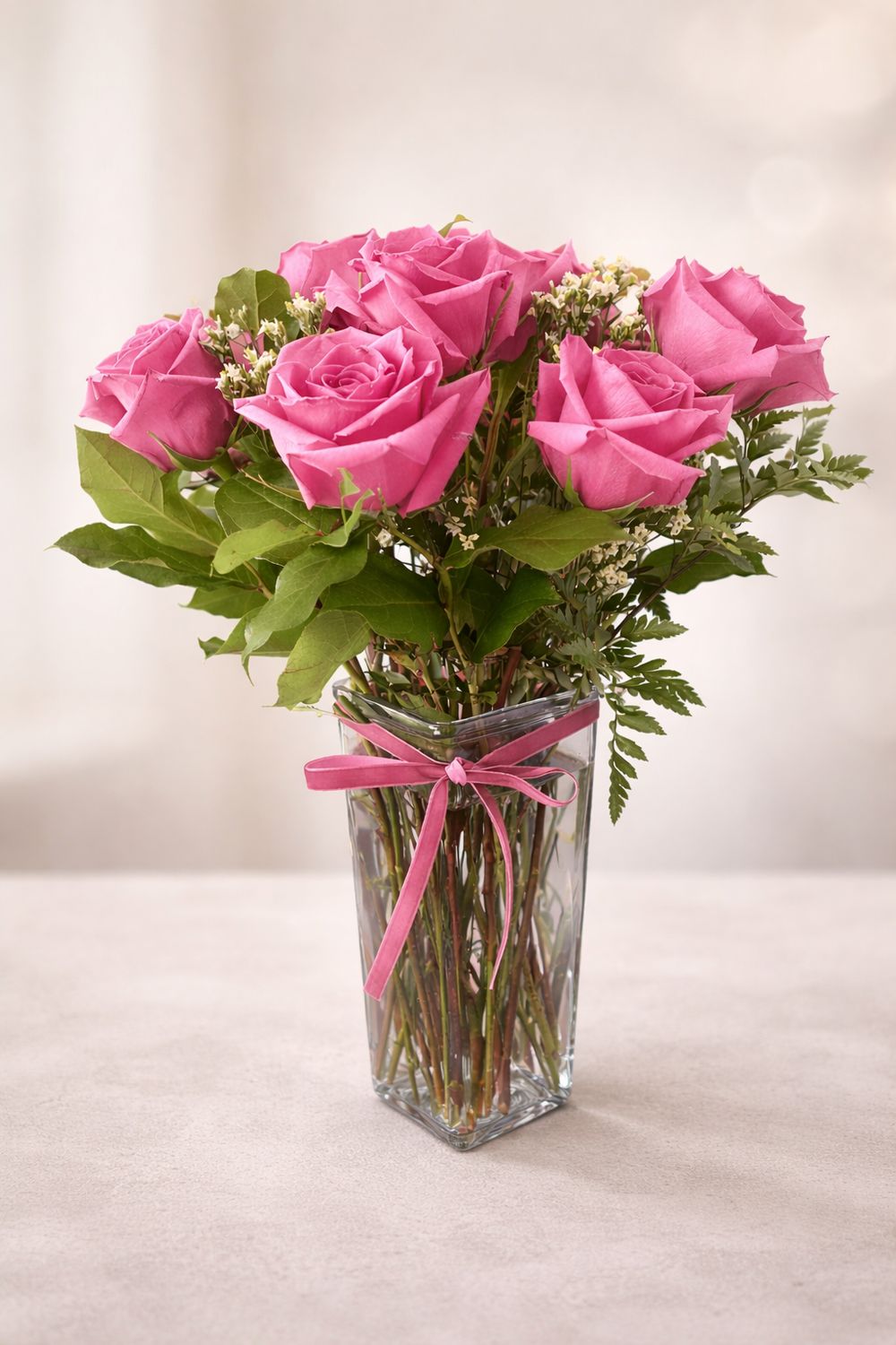 Valentine’s Half-Dozen Roses