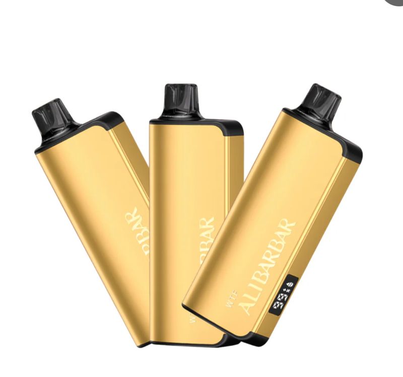  gold Ali Bar 9000 disposable vapes now available in Aus 