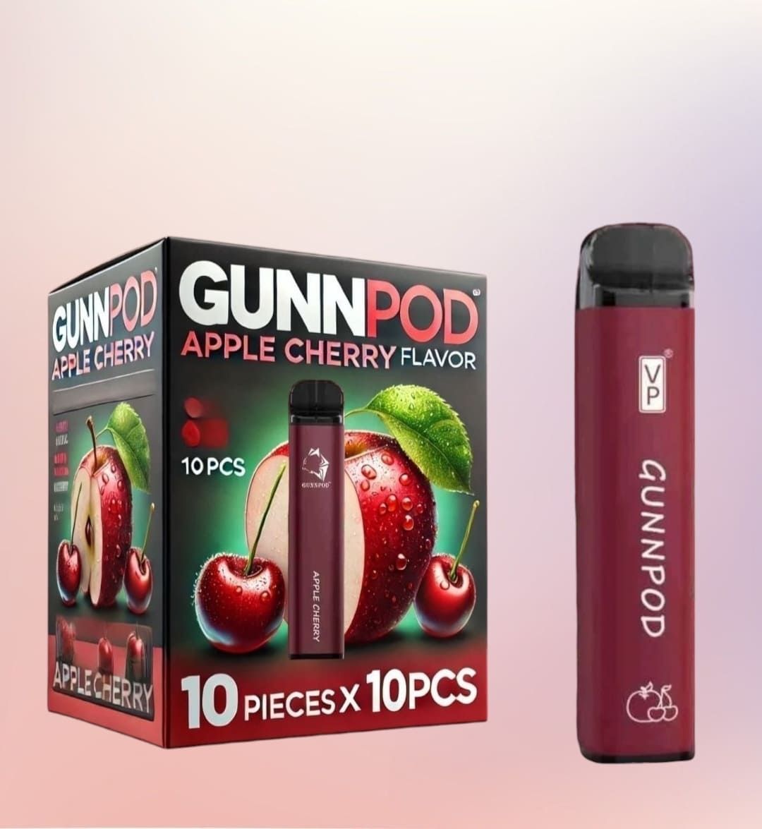Gunnpod - Apple Cherry 10 Pack 2000