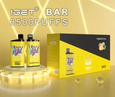 full box  IGET Bar Pineapple Ice - bulk Deal