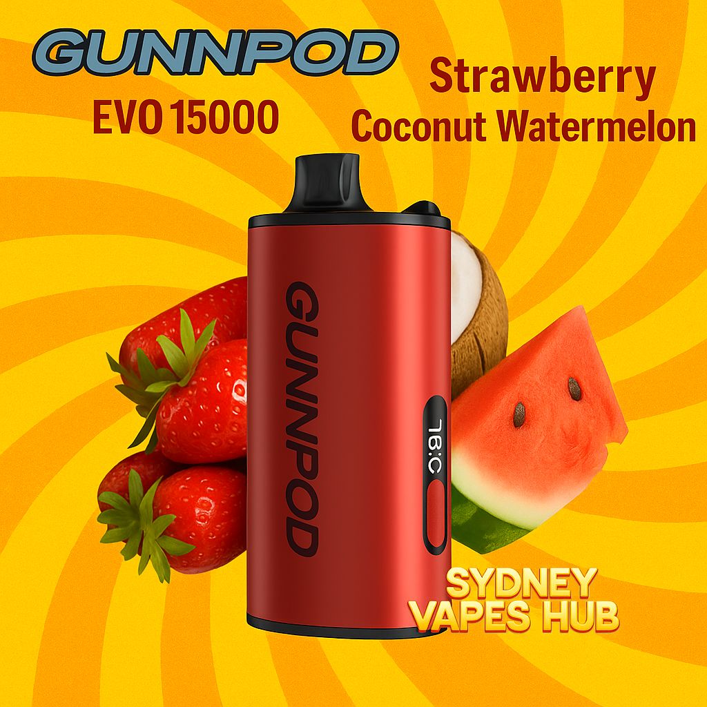 Gunnpod EVO Strawberry Coconut Watermelon 15K