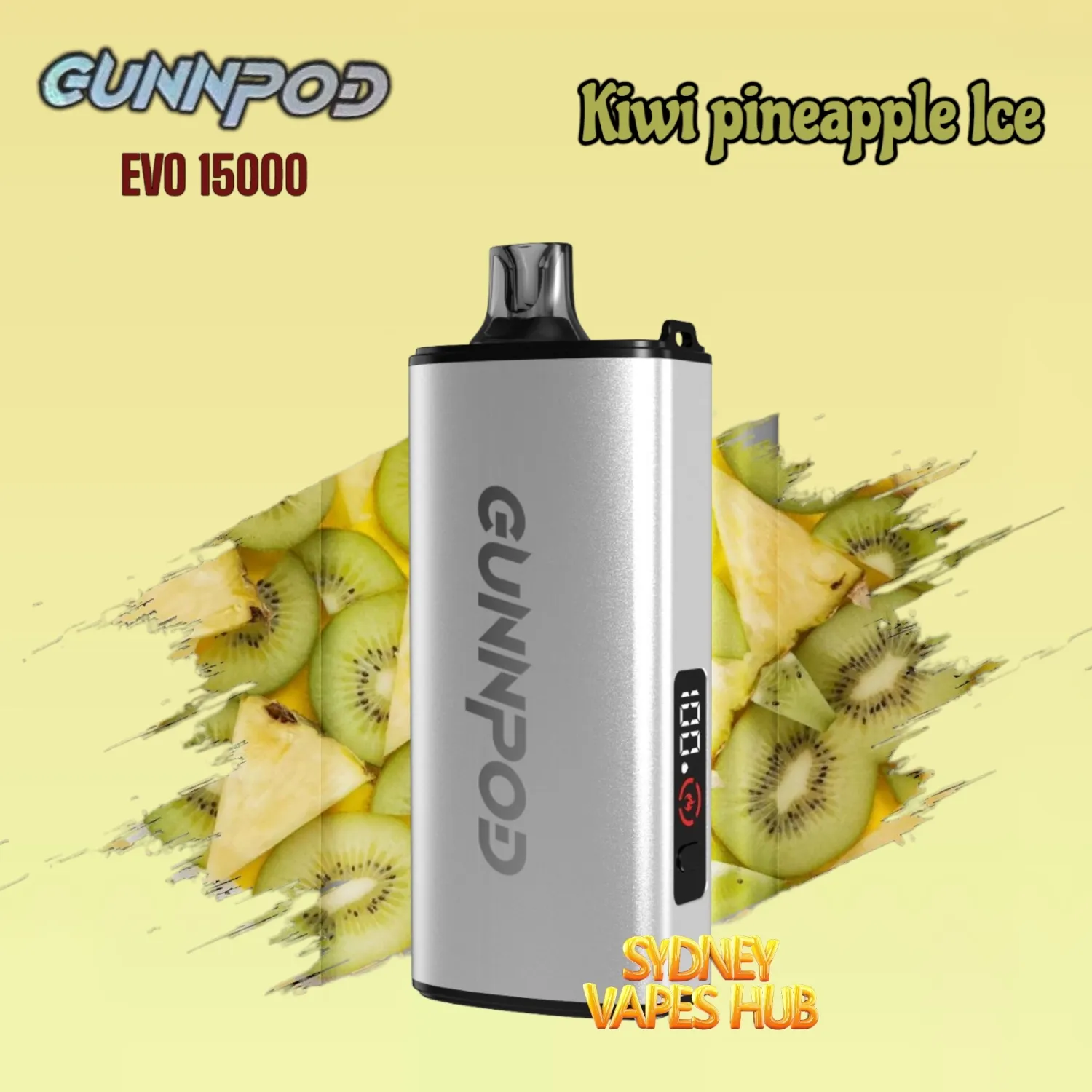 Gunnpod EVO Kiwi Pineapple Ice 15000