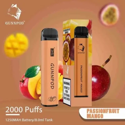 Gunnpod  Passion Fruit Mango 2000 Puffs