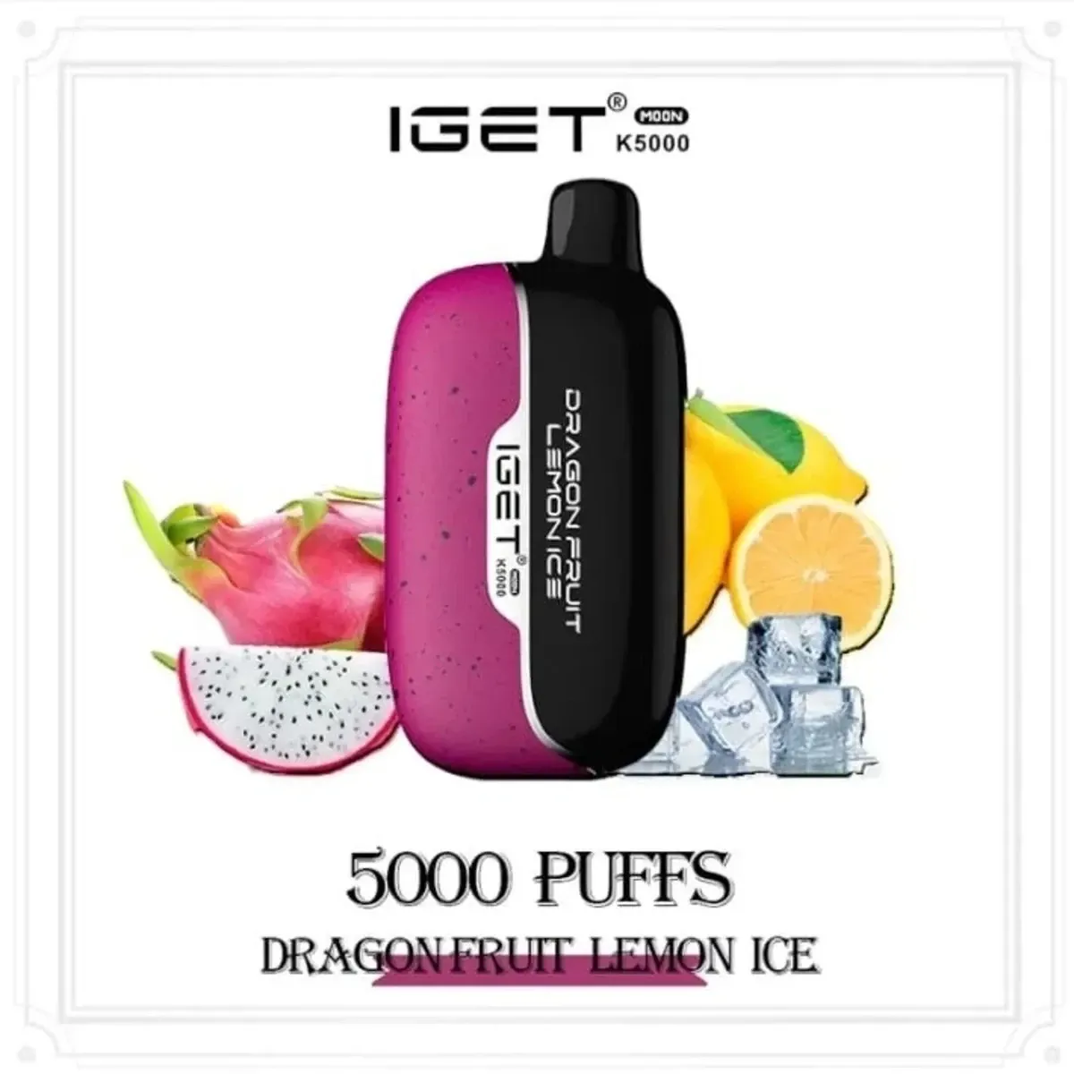 IGET MOON Dragon Fruit Lemon Ice 5000