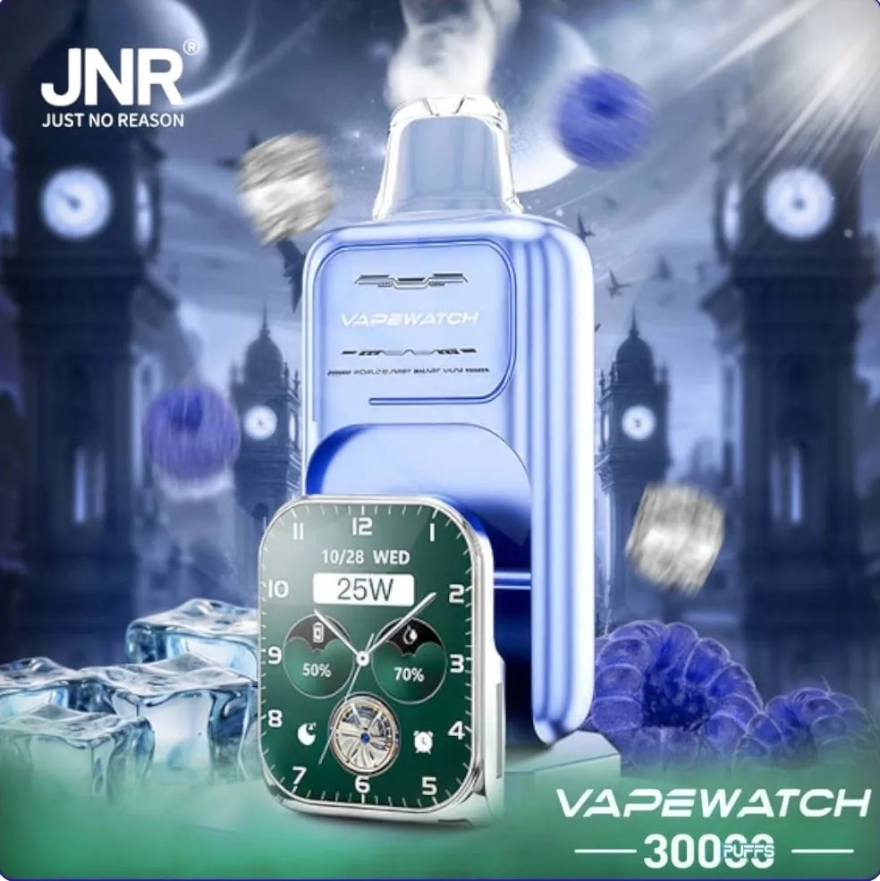 JNR Vape Watch Blue Razz 30000