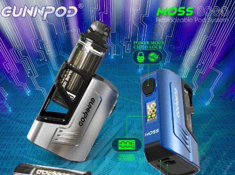Gunnpod Moss Vape 8k