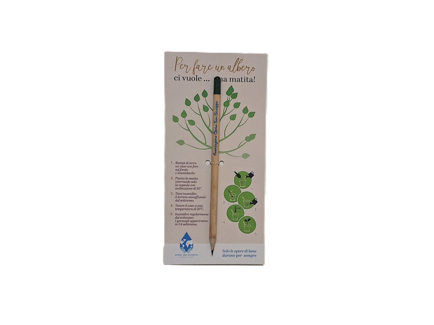 Matita solidale personalizzata Matita solidale personalizzata