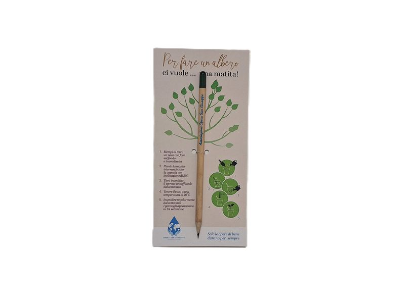 Matita solidale personalizzata