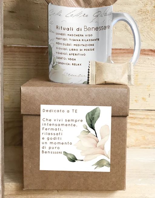 Tazze confezione regalo rituale benessere Tazze confezione regalo rituale benessere