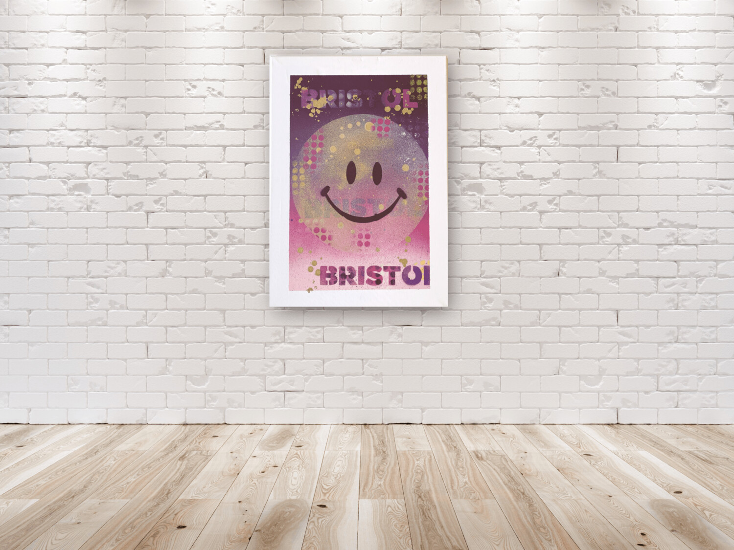 Smiley Face - Bristol - Dark Purple Ombre