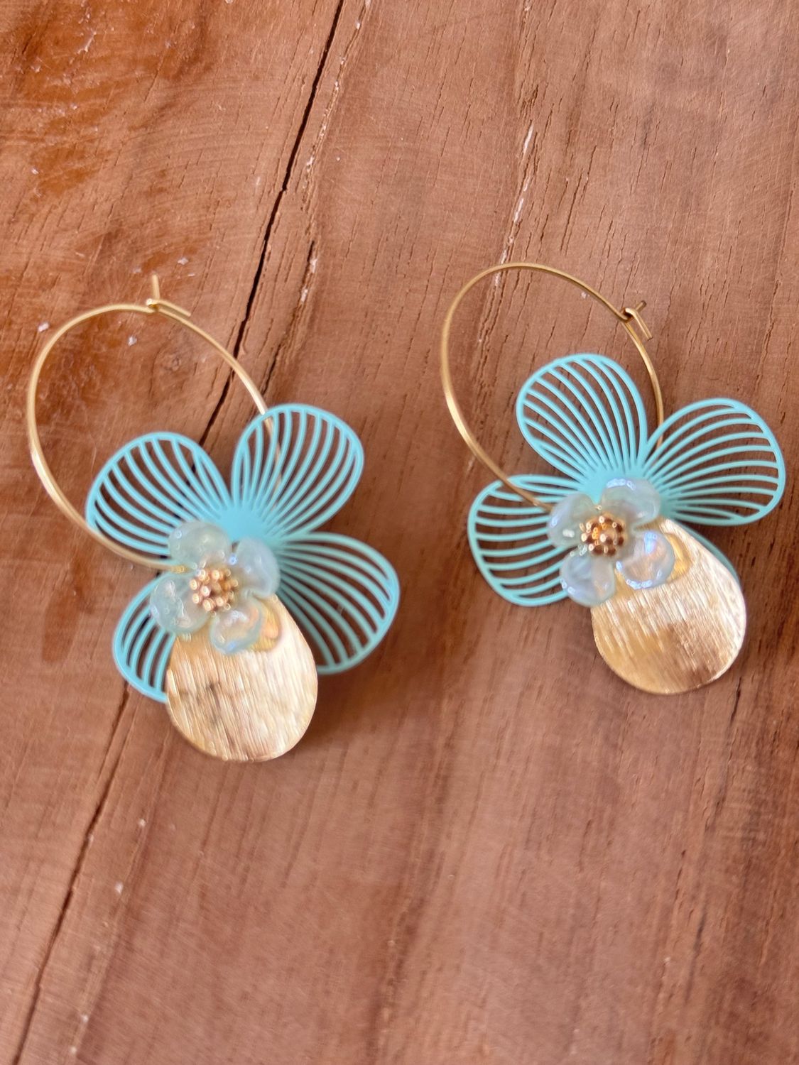 fleur turquoise