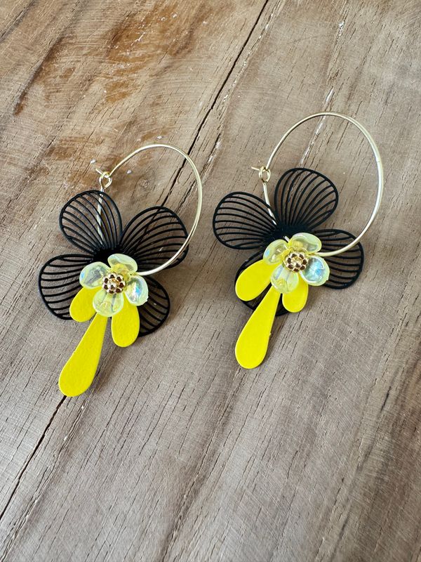 Fleur Éclipse Jaune