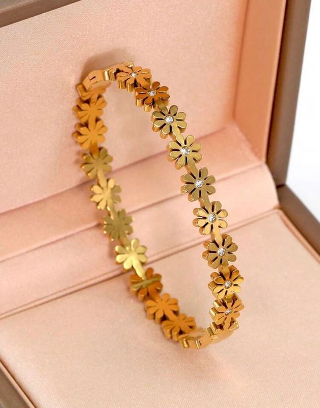 Bracelet Marguerites Éclat Doré