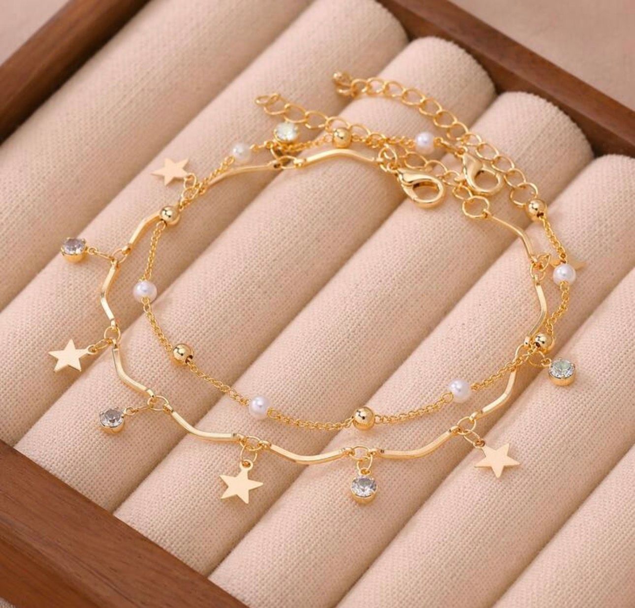 Chaîne de Cheville Constellation Perlée Chaîne de Cheville Constellation Perlée