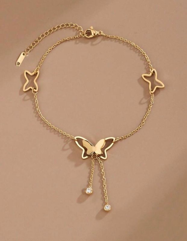 Chaîne de Cheville Papillon Élégance