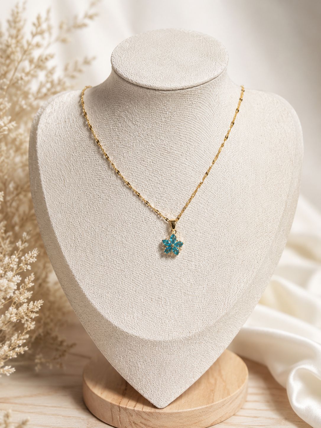 Collier Fleur Azur Collier Fleur Azur