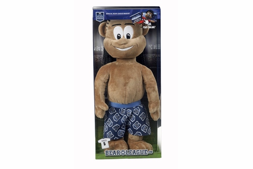 Bear League Puff Mascot