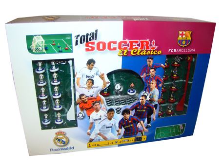 Barcelona v Real Madrid Total Soccer Table Top Set