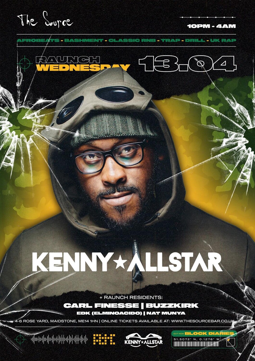 Wednesday 13th April 2022 - Raunch Wednesdays with Kenny Allstar