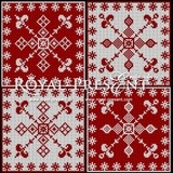 Cross-stitch Machine Embroidery Design Snowflakes - 2 sizes