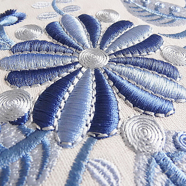 Machine Embroidery Design Fantastic flowers 3D Royal Present