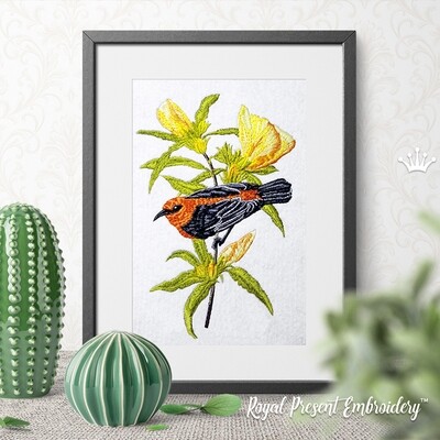 Beautiful Australian Bird Machine Embroidery Design