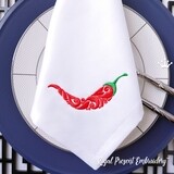 Chilli Pepper machine embroidery design