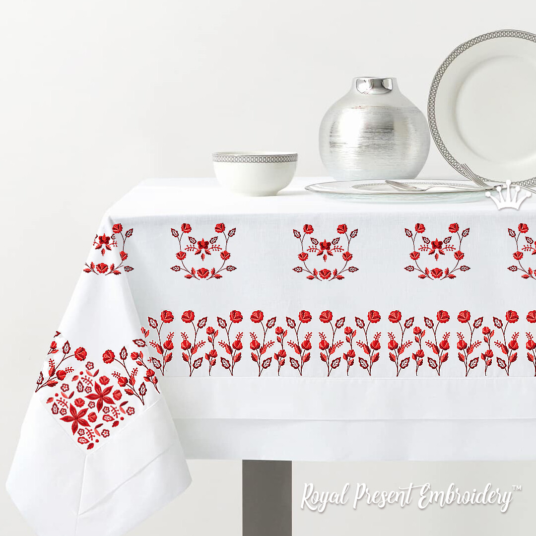 Polish Folk Quilt Machine Embroidery Designs - 3 sizes