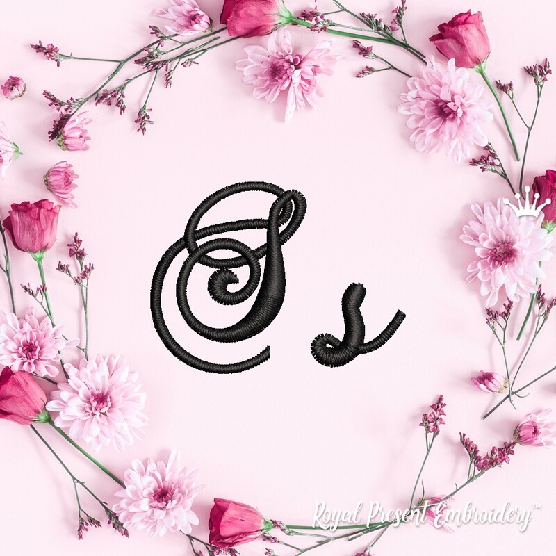 The letter S Machine embroidery designs